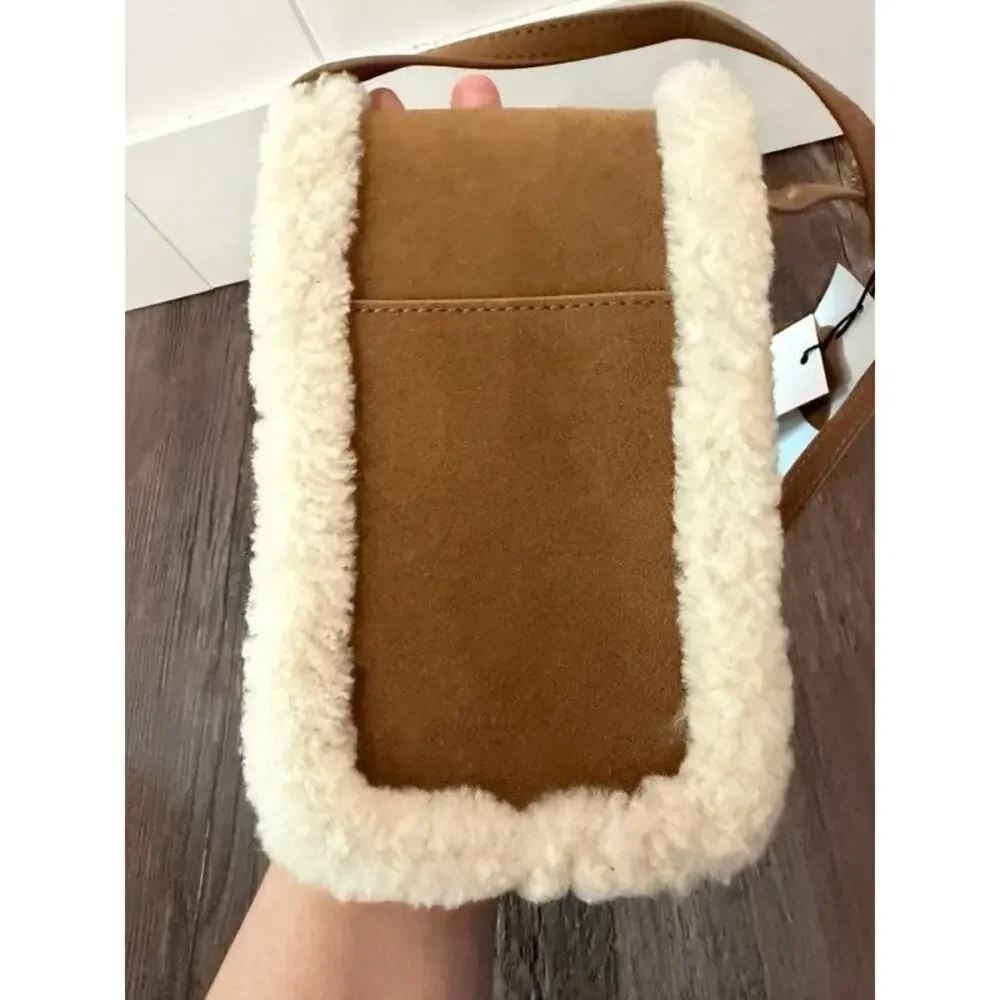 UGG MINI SCHOO BAG Cloud Leather adjustable strap Crossbody NEW NWT